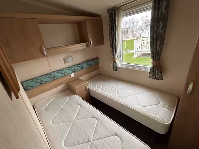Swift Bordeaux 35x12ft 2 bed 2014 DG & CH