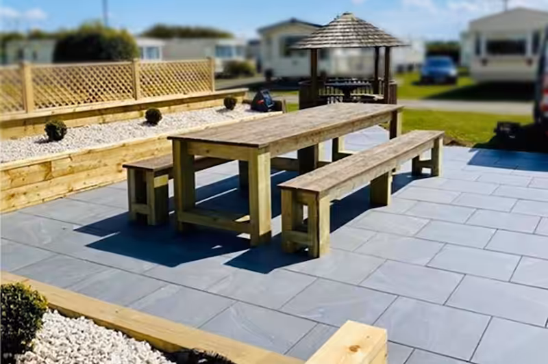 A photo of a bench at Windmill Park