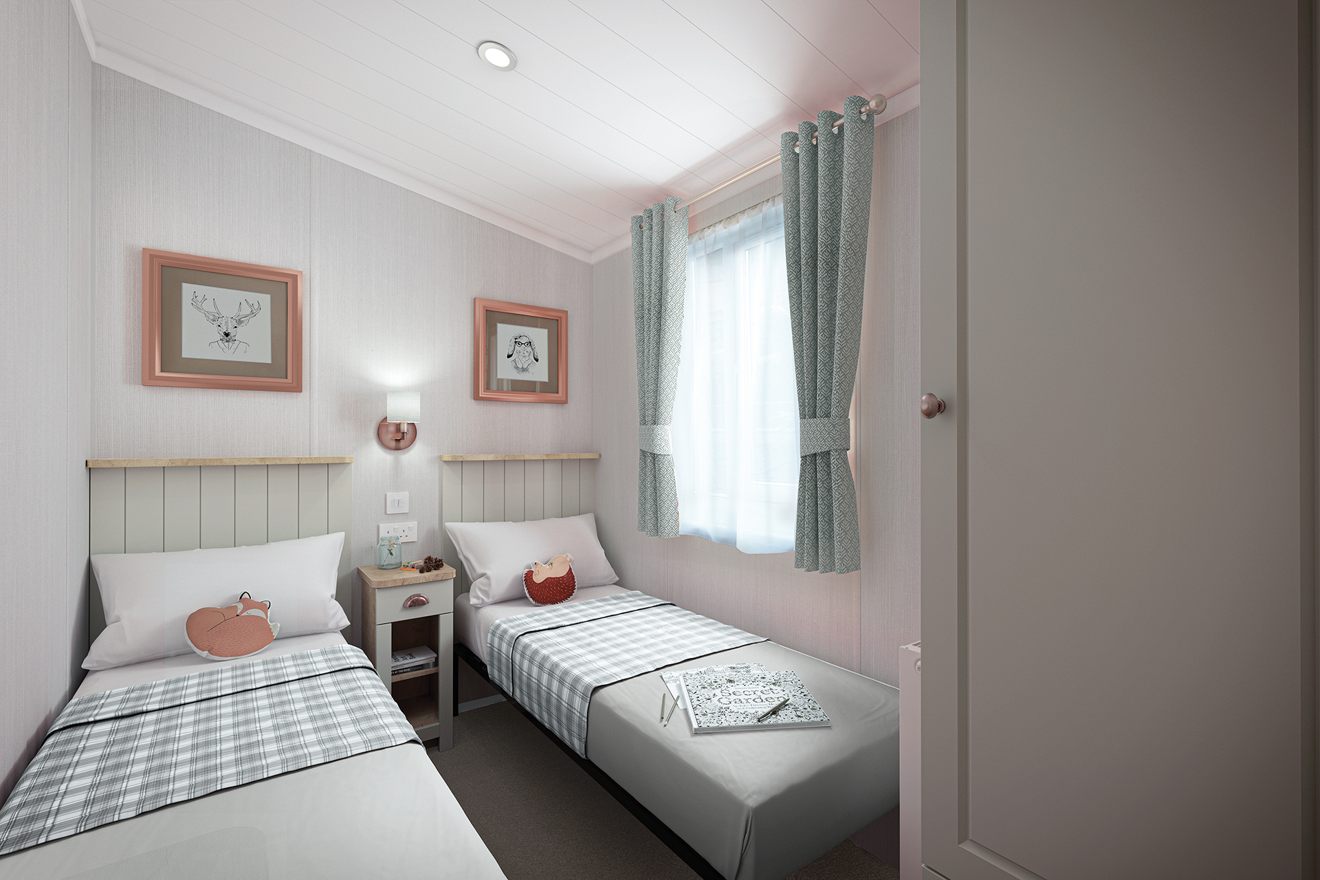 Vendee Lodge Small Bedrooms